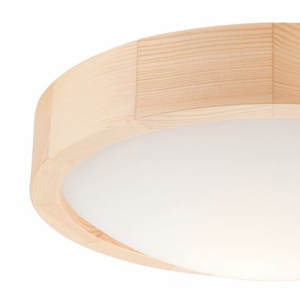 Lubinis šviestuvas NATURAL SLIM 1xE27/60W/230V ø 27 cm pušis
