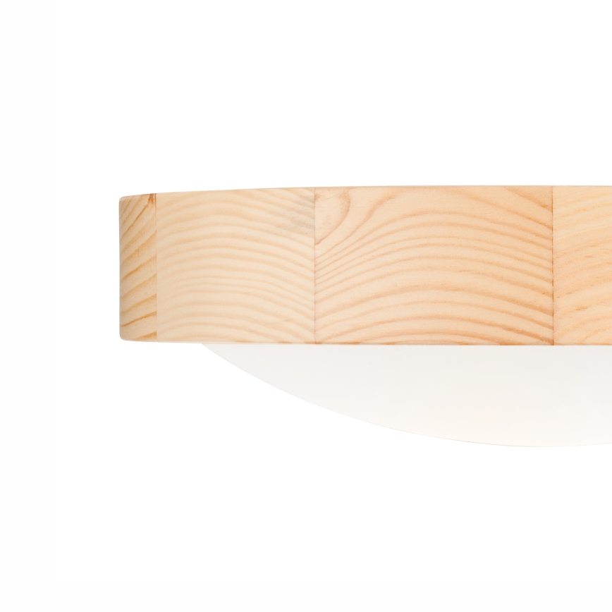 Lubinis šviestuvas NATURAL SLIM 1xE27/60W/230V ø 27 cm pušis