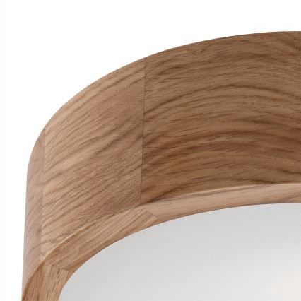 Lubinis šviestuvas OAK 1xE27/60W/230V, ąžuolas, skersmuo 27,5 cm
