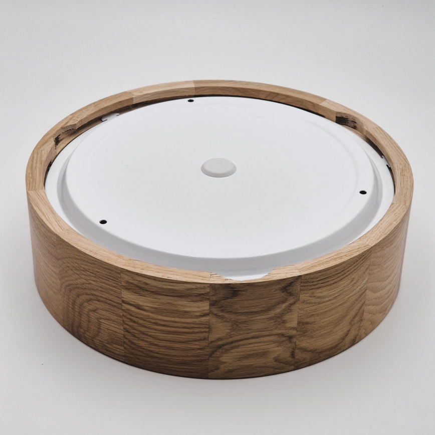 Lubinis vonios šviestuvas OAK 2xE27/15W/230V IP54 ąžuolas ø 27 cm