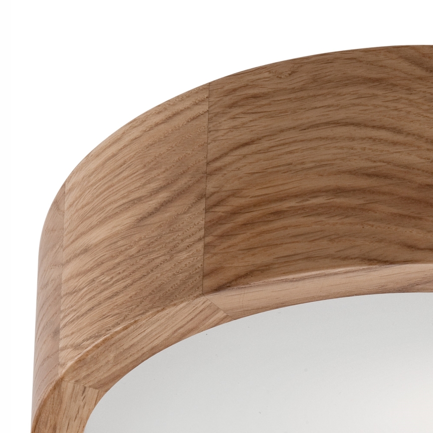 Lubinis vonios šviestuvas OAK 2xE27/15W/230V IP54 ąžuolas ø 27 cm