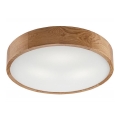 Lubinis šviestuvas OAK 3xE27/60W/230V ąžuolas ø 47,5 cm
