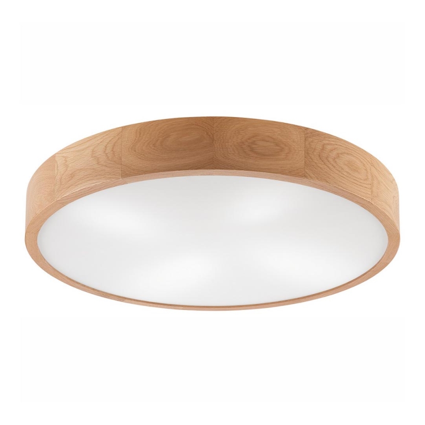Lubinis šviestuvas OAK 4xE27/60W/230V ø 57,5 cm ąžuolas