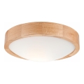 Lubinis šviestuvas OAK SLIM 1xE27/60W/230V ąžuolas ? 27 cm