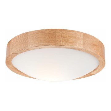Lubinis šviestuvas OAK SLIM 1xE27/60W/230V ąžuolas ? 27 cm