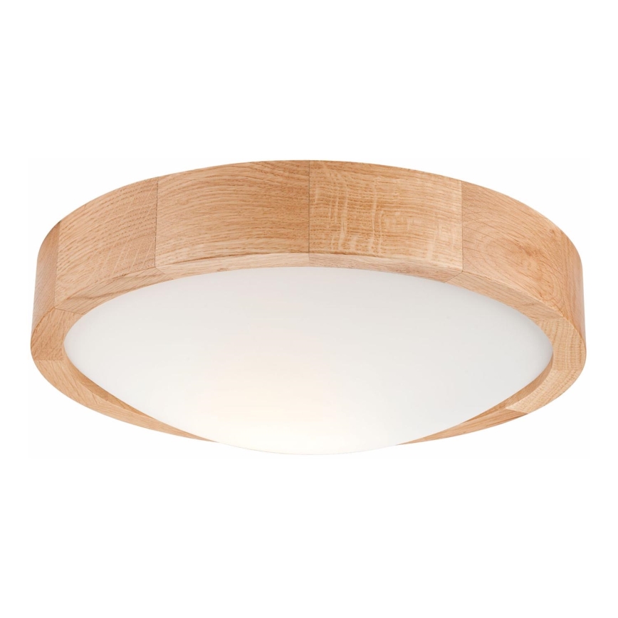 Lubinis šviestuvas OAK SLIM 1xE27/60W/230V ąžuolas ? 27 cm