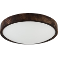 Lubinis šviestuvas OAK SLIM 2xE27/15W/230V skersmuo 37 cm ąžuolas/tamsiai ruda