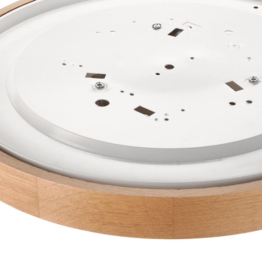 Lubinis šviestuvas OAK SLIM 3×E27/60W/230V Ąžuolas ø 47 cm