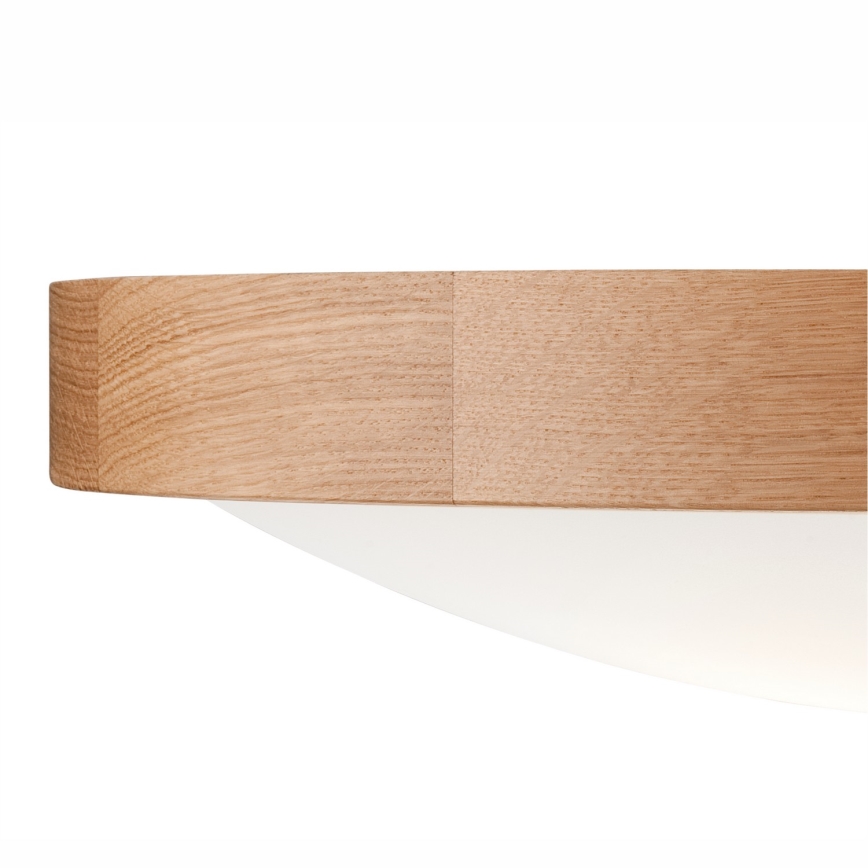 Lubinis šviestuvas OAK SLIM 3×E27/60W/230V Ąžuolas ø 47 cm