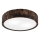 Lubinis šviestuvas OAK SMOKY 2xE27/15W/230V ø 37,5 cm ąžuolas/tamsiai ruda