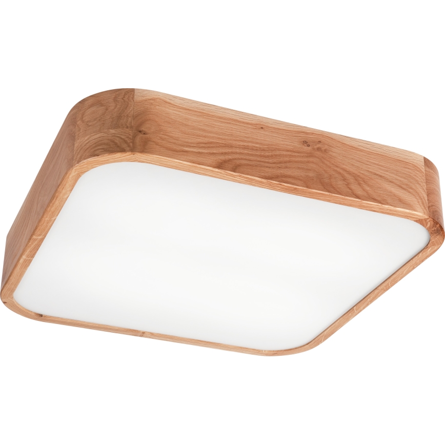 Lubinis šviestuvas OAK SQUARE 4xE27/15W/230V 45x45 cm ąžuolas