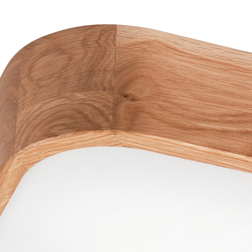 Lubinis šviestuvas OAK SQUARE 4xE27/15W/230V 45x45 cm ąžuolas