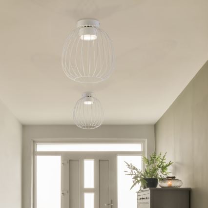Lubinis šviestuvas OVELLA 1xGX53/10W/230V, skersmuo 25 cm, kreminės spalvos