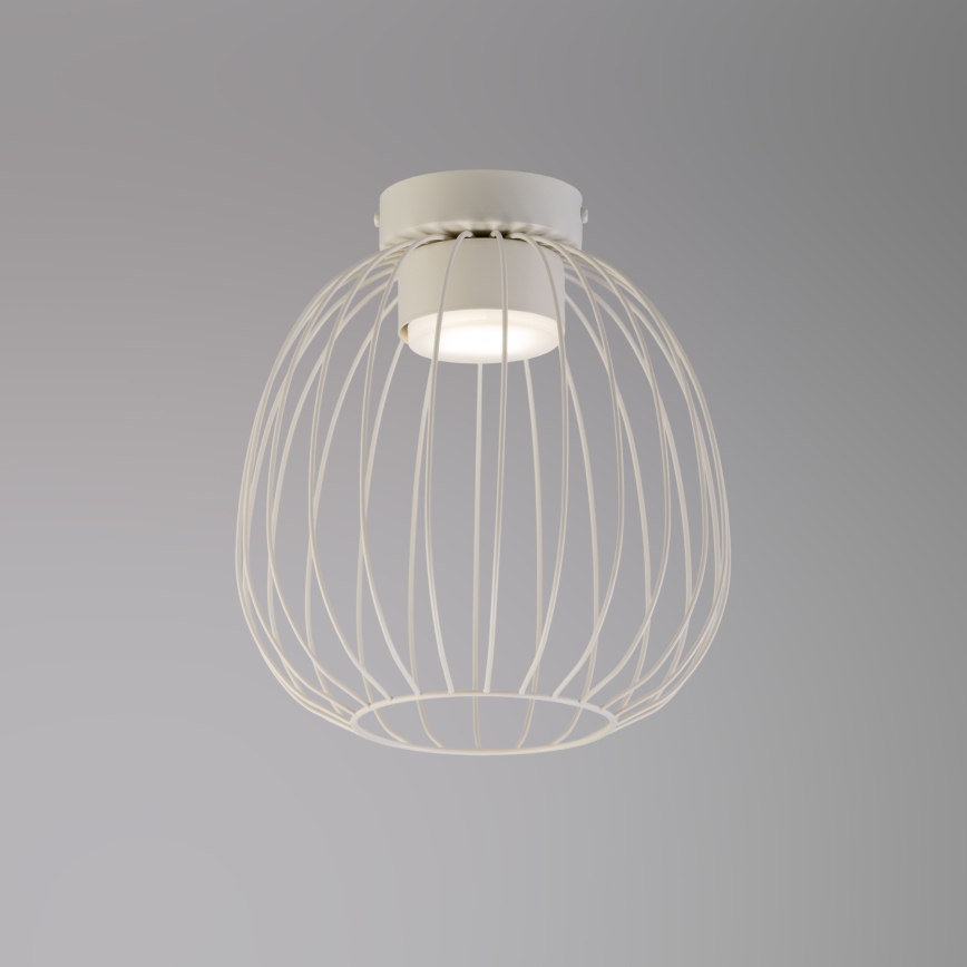 Lubinis šviestuvas OVELLA 1xGX53/10W/230V, skersmuo 25 cm, kreminės spalvos