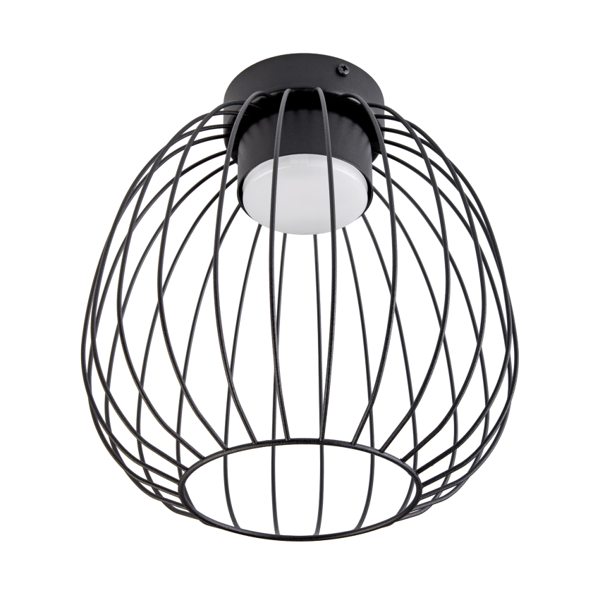 Lubinis šviestuvas OVELLA 1xGX53/10W/230V Ø 25 cm juodas