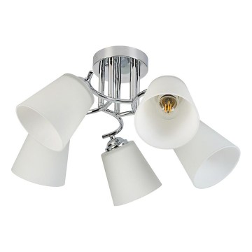 Lubinis šviestuvas PAFOS 5xE27/15W/230V, blizgus chromas