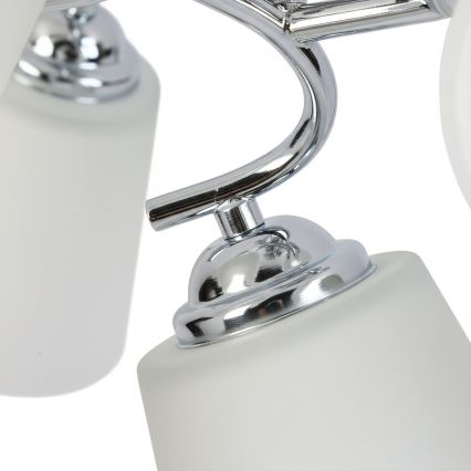 Lubinis šviestuvas PAFOS 5xE27/15W/230V, blizgus chromas