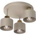 Lubinis šviestuvas PARKLA 3xE27/15W/230V smėlio spalva/auksas