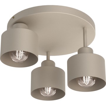 Lubinis šviestuvas PARKLA 3xE27/15W/230V smėlio spalva