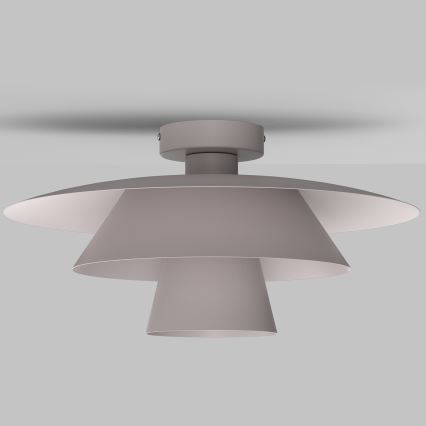 Lubinis šviestuvas PLATO, 1x E27, 15 W, 230 V, skersmuo 32 cm, kreminės spalvos