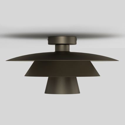 Lubinis šviestuvas PLATO 1xE27/15W/230V skersmuo 32 cm antracitas