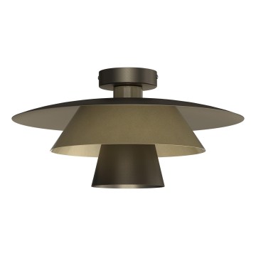 Lubinis šviestuvas PLATO 1xE27/15W/230V, skersmuo 32 cm, bronzos spalvos