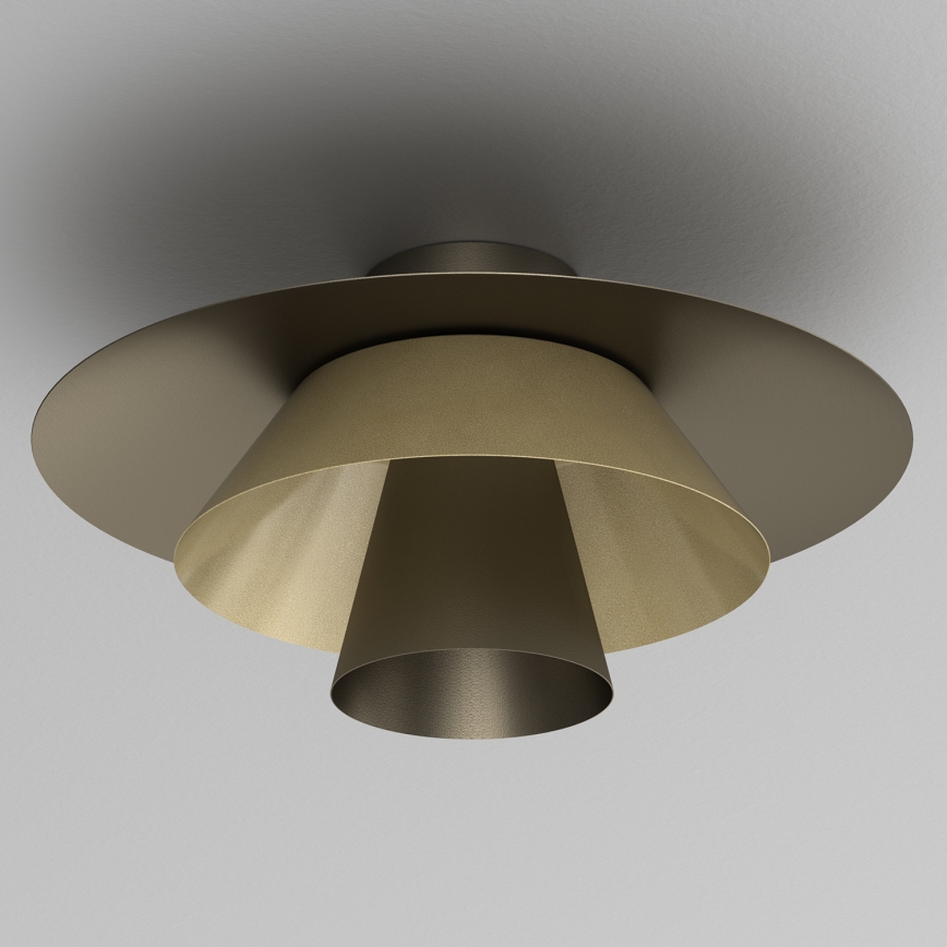 Lubinis šviestuvas PLATO 1xE27/15W/230V, skersmuo 32 cm, bronzos spalvos