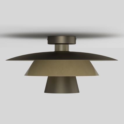 Lubinis šviestuvas PLATO 1xE27/15W/230V, skersmuo 32 cm, bronzos spalvos