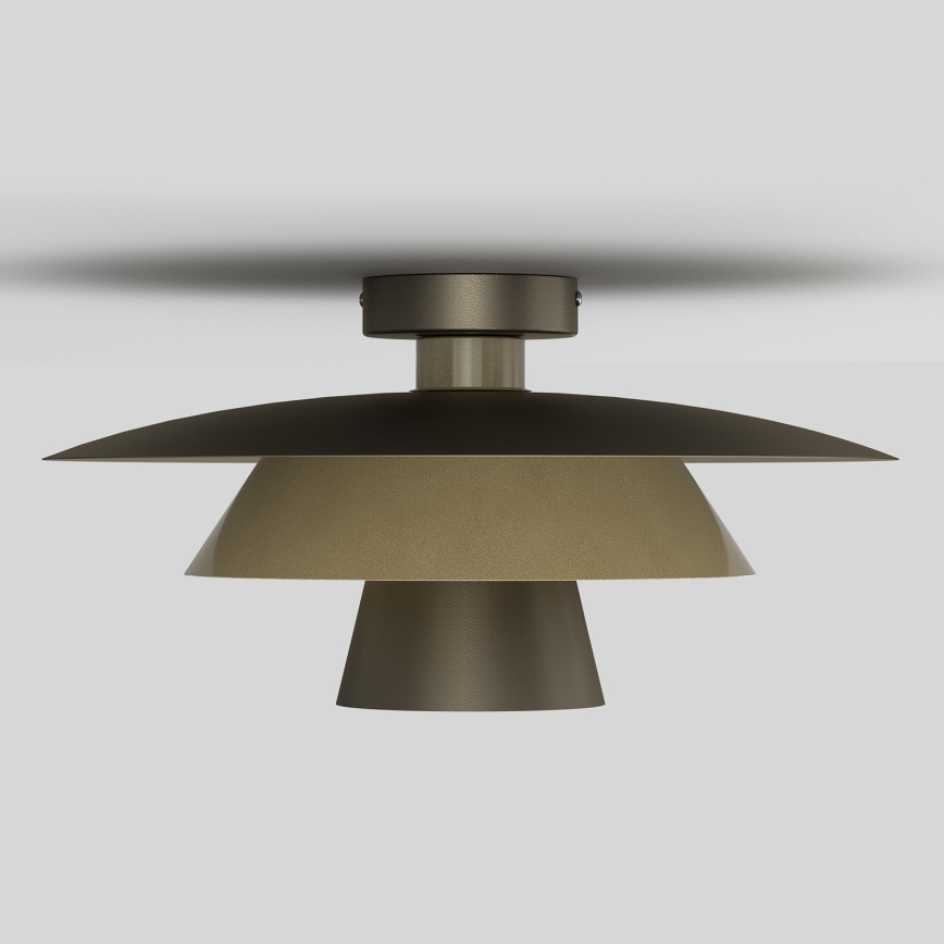 Lubinis šviestuvas PLATO 1xE27/15W/230V, skersmuo 32 cm, bronzos spalvos