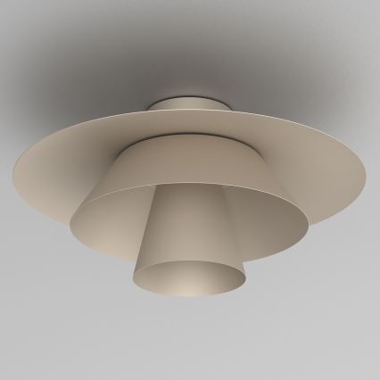 Lubinis šviestuvas PLATO 1xE27/15W/230V, skersmuo 32 cm, smėlio spalvos