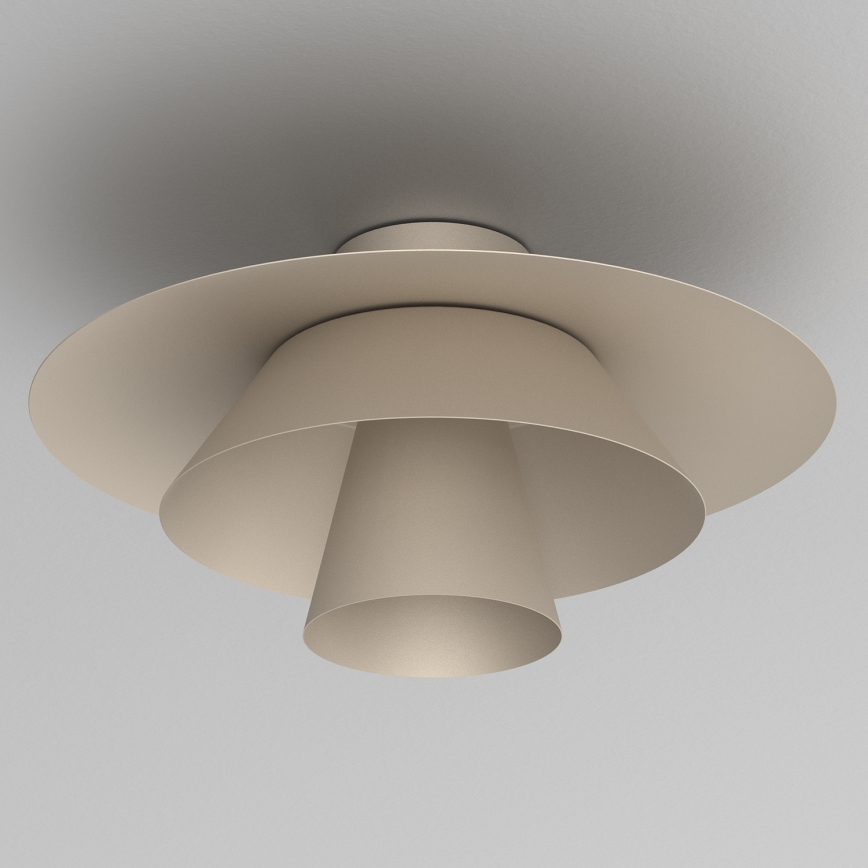 Lubinis šviestuvas PLATO 1xE27/15W/230V, skersmuo 32 cm, smėlio spalvos