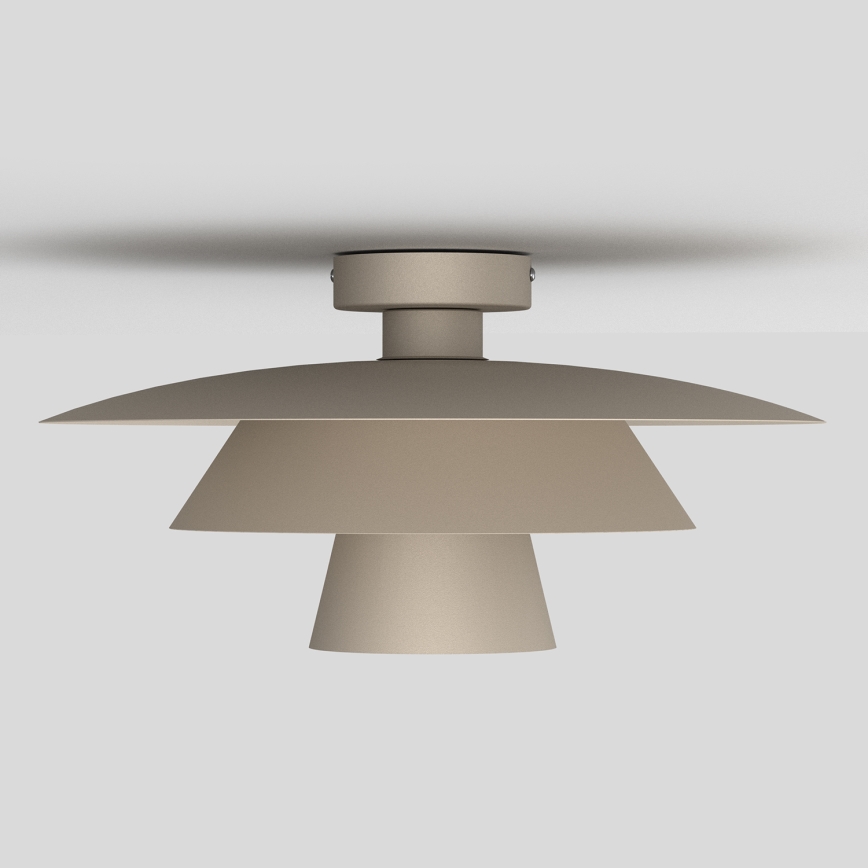 Lubinis šviestuvas PLATO 1xE27/15W/230V, skersmuo 32 cm, smėlio spalvos