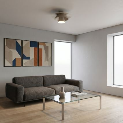 Lubinis šviestuvas PLATO 1xE27/15W/230V, skersmuo 38 cm, smėlio spalvos