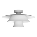 Lubinis šviestuvas PLATO 1xE27/15W/230V Ø 32 cm baltas
