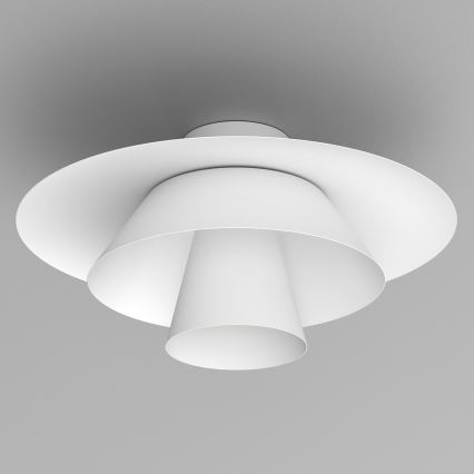 Lubinis šviestuvas PLATO 1xE27/15W/230V Ø 32 cm baltas