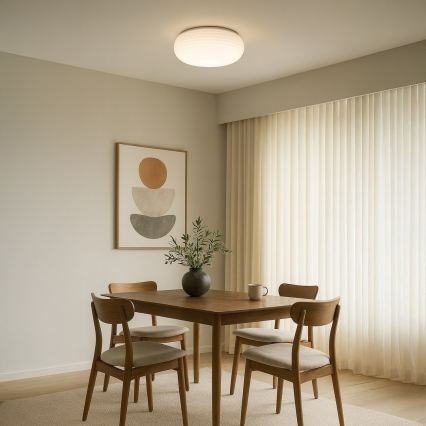 Lubinis šviestuvas PULSO 3xE27/15W/230V, skersmuo 42 cm, baltas