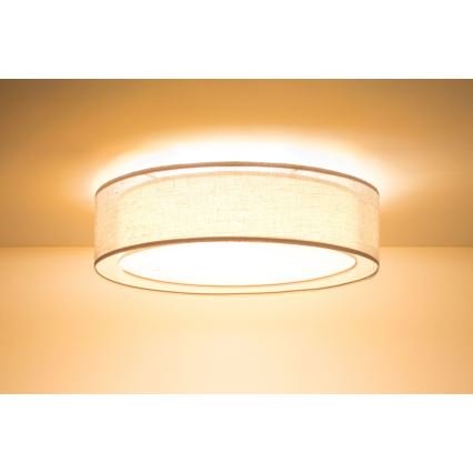 Lubinis šviestuvas PURO, 2xE27/40W/230V, skers. 50 cm, smėlinė