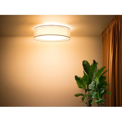Lubinis šviestuvas PURO, 2xE27/40W/230V, skers. 50 cm, smėlinė