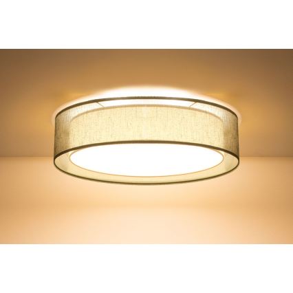 Lubinis šviestuvas PURO 2xE27/40W/230V Ø 60 cm žalias