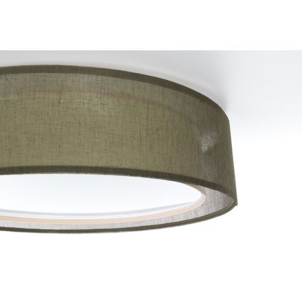 Lubinis šviestuvas PURO 2xE27/40W/230V Ø 60 cm žalias