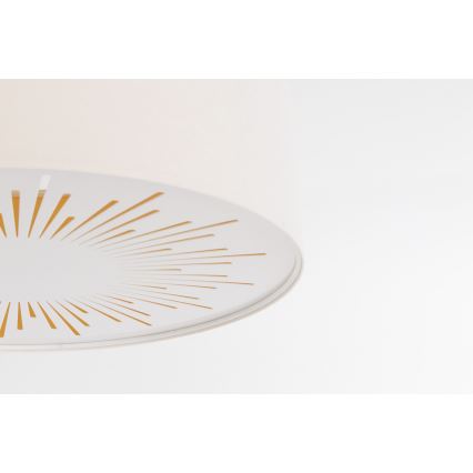 Lubinis šviestuvas RAYS 2xE27/60W/230V diametras 40 cm balta