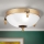 Lubinis šviestuvas ROCCA 2xE27/60W/230V diametras 31 cm bronza/balta