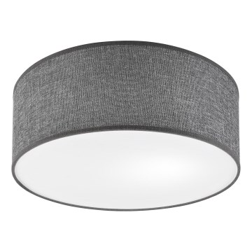 Lubinis šviestuvas SIRJA 1xE27/15W/230V Ø 35 cm pilkas