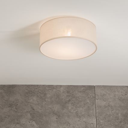 Lubinis šviestuvas SIRJA 1xE27/60W/230V skersmuo 35 cm, kreminės spalvos