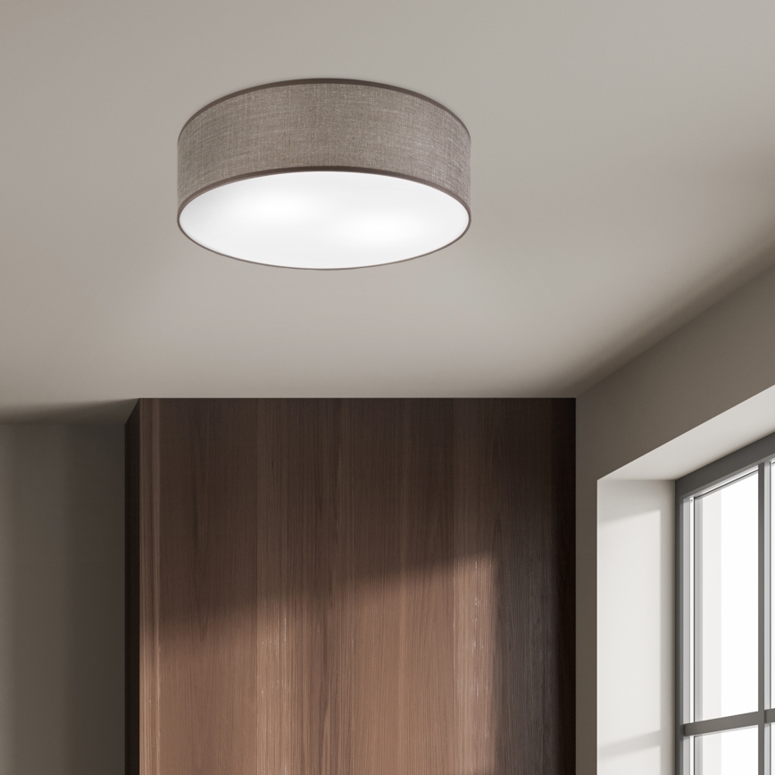 Lubinis šviestuvas SIRJA, 2 x E27, 15 W, 230 V, skersmuo 45 cm, rudos spalvos