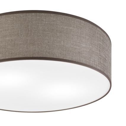 Lubinis šviestuvas SIRJA, 2 x E27, 15 W, 230 V, skersmuo 45 cm, rudos spalvos