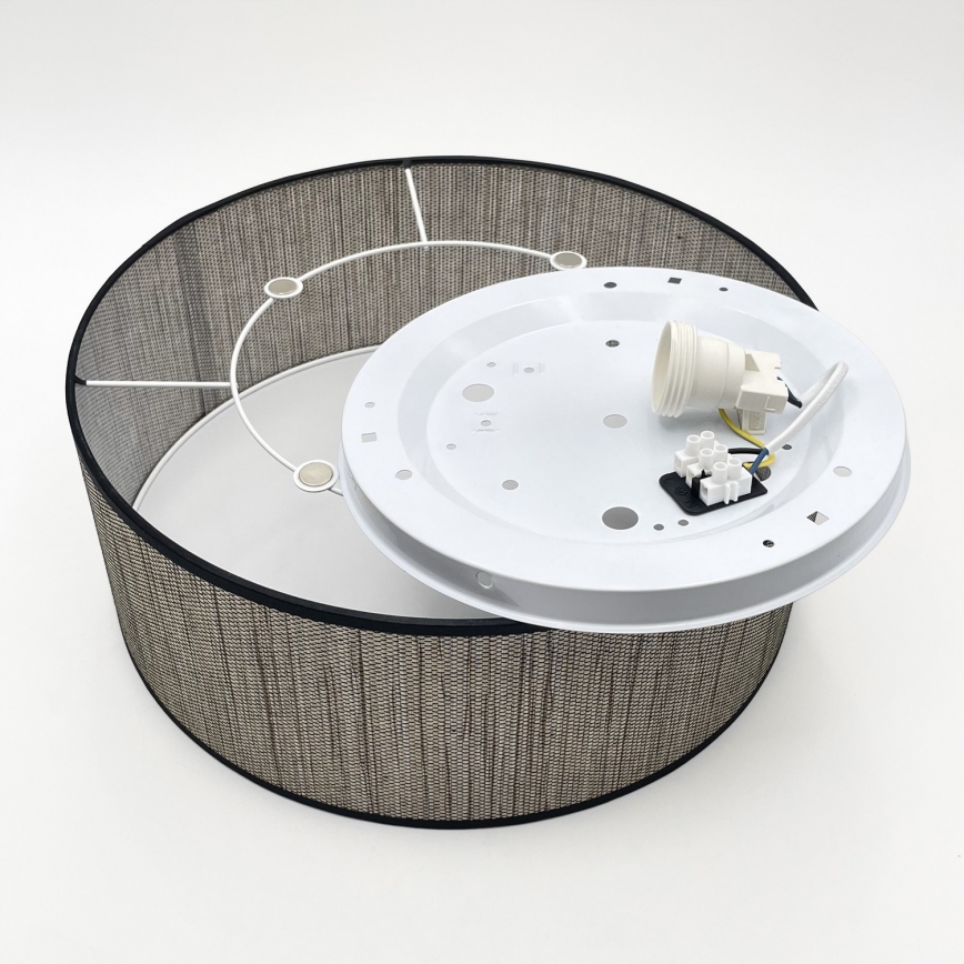 Lubinis šviestuvas SIRJA 2xE27/15W/230V skersmuo 35 cm rudas