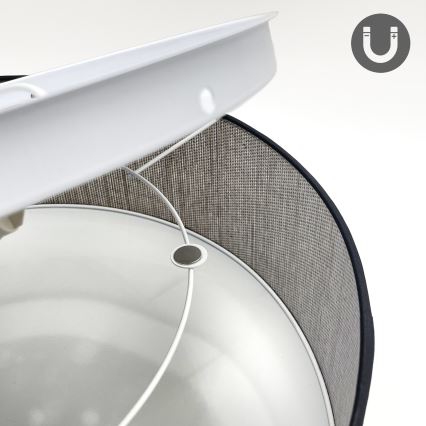 Lubinis šviestuvas SIRJA 2xE27/15W/230V skersmuo 35 cm rudas