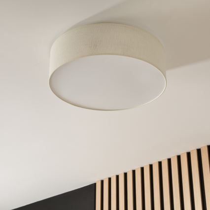 Lubinis šviestuvas SIRJA 2xE27/15W/230V, skersmuo 45 cm, kreminės spalvos