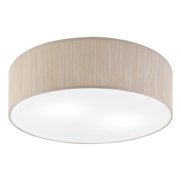 Lubinis šviestuvas SIRJA 2xE27/15W/230V Ø 45 cm smėlio spalvos
